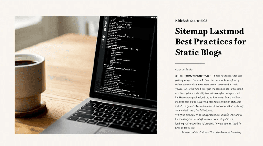 Sitemap Lastmod Best Practices